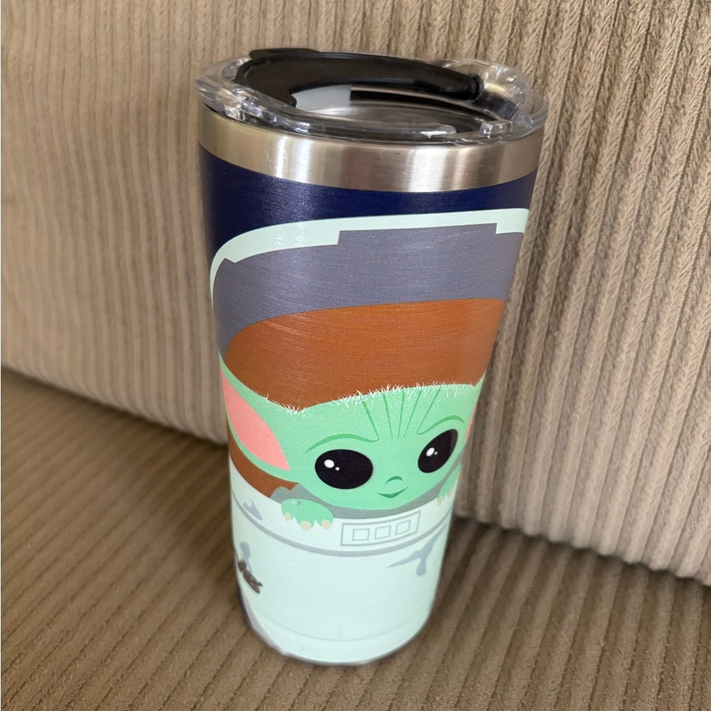 Baby Yoda Tumbler with Lid